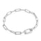 Silver Linked Chunky Bracelet