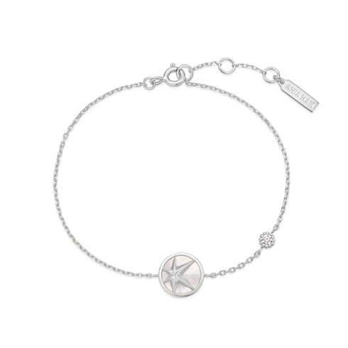 Silver Star Mother-of-Pearl Bracelet