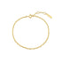 Gold Paper Clip Chain Bracelet