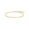 Gold Box Chain Bracelet