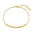 Gold Twisted Bar Bracelet
