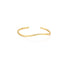 Gold Wave Cuff Bracelet