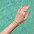 Silver Textured Chain Bracelet