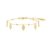 Gold Leaf Station Bracelet