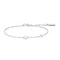 Silver Shell Pearl & Bezel-Set Sparkle Bracelet