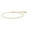 Gold Quintet Marquise Bracelet