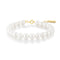 Gold Classic Shell Pearl Beaded Bracelet