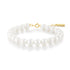 Gold Classic Shell Pearl Beaded Bracelet