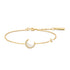 Gold Mother-of-Pearl Crescent Moon Bracelet