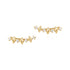 Gold Multi Sparkle Climber Studs