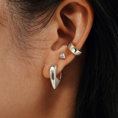 Silver Daily Ear Cuff