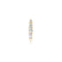 Gold Bar Barbell Single Earring