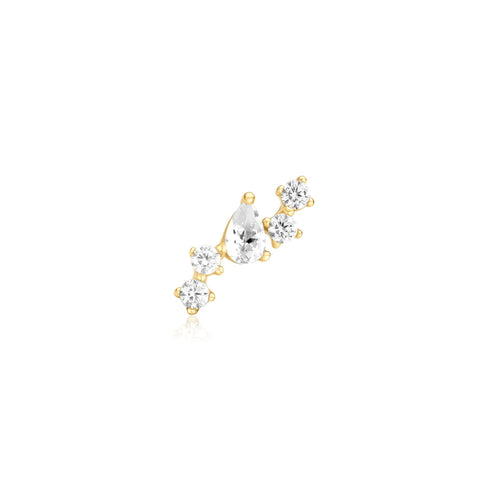 Gold Constellation Barbell Single Earring