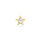 Gold Five-Point Star Barbell Single Earring