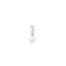 Silver Shell Pearl Dangling Barbell Single Earring