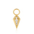 Gold Rhombus Earring Charm