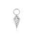Silver Rhombus Earring Charm