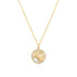 Gold Shiny Sun Star Necklace