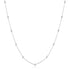 Silver Beaded Chain Necklace