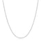Silver Rectangle Link Chain Necklace