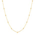 Gold Bobble Long Chain Necklace