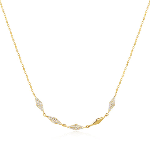 Gold Multi Sparkle Necklace