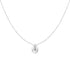 Silver Oval Charm Necklace