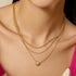 Gold Classic Rolo Chain Necklace
