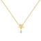 Gold Sparkling Star Drop Necklace