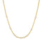 Gold Multi Station Round Stone Chain Necklace