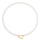 Gold Lobster Clasp Shell Pearl Necklace
