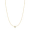 Gold Just You Solitaire Necklace
