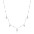 Silver Leaf Station Necklace