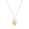 Gold Butterfly Locket Necklace