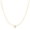 Gold Pavé Heart Necklace