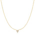 Gold Pavé Heart Necklace
