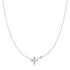Silver Sparkling Lucky Clover Necklace
