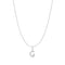 Silver Letter G Initial Necklace