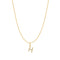 Gold Letter H Initial Necklace