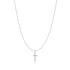 Silver Letter T Initial Necklace