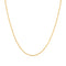 Gold Slim Curb Link Chain Necklace