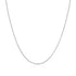 Silver Slim Curb Link Chain Necklace