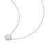 Silver Reversible Pavé Moon Evil-Eye Necklace