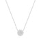 Silver Reversible Pavé Moon Evil-Eye Necklace