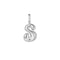 Silver S Letter Charm