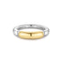 Two-Tone Segmented Puffy Ring