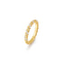 Gold Sparkle Twisted Ring