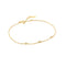 14kt Gold Triple Natural Diamond Bracelet