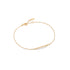 14kt Gold Stargazer Natural Diamond Bar Bracelet