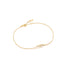 14kt Gold Pearl and White Sapphire Radiance Bracelet